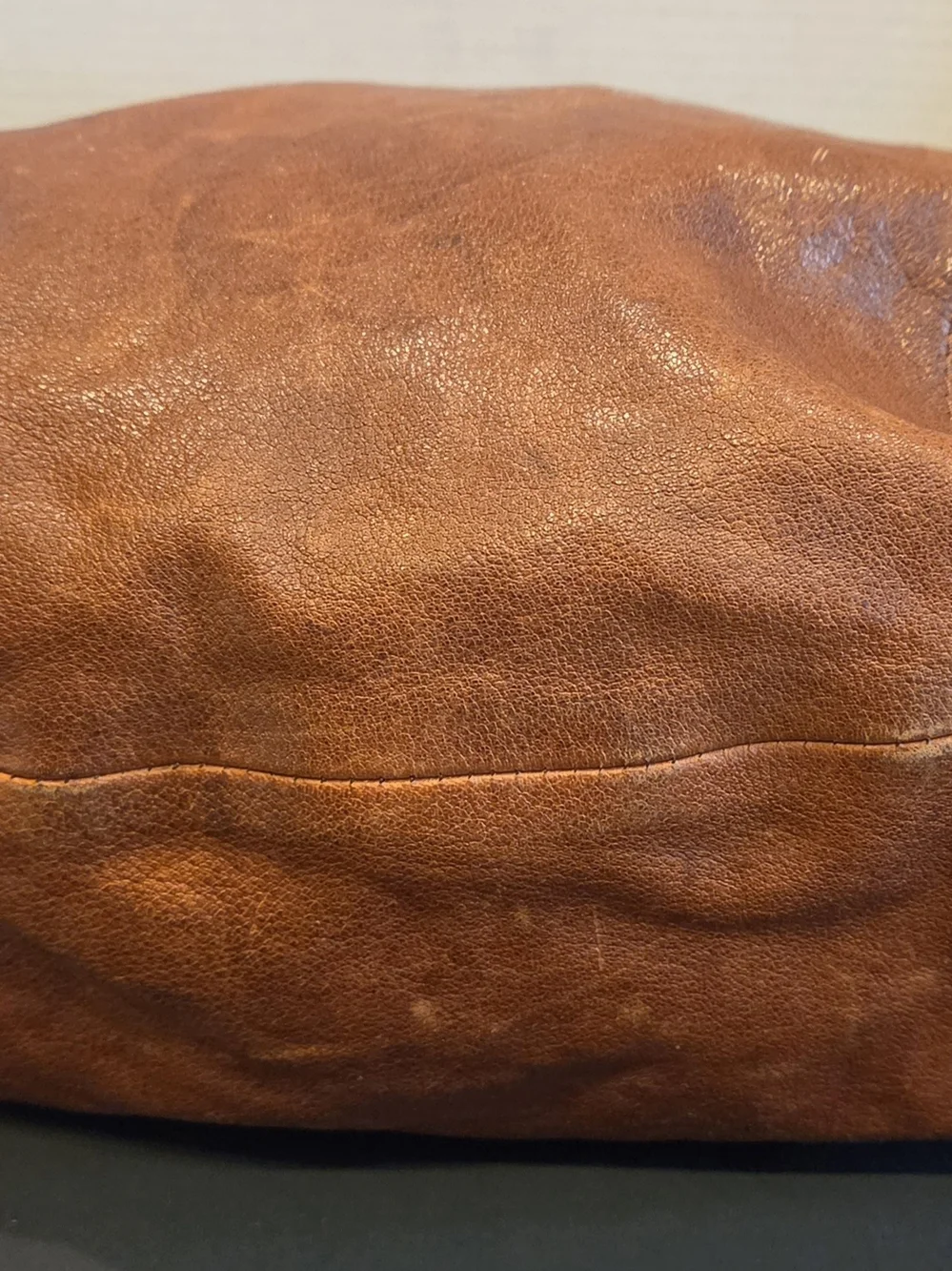 Valentino Brown Leather Hobo Bag